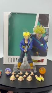Bandai | Bandai S.H.Figuarts Dragon Ball Z Super Saiyan Trunks Full Movable Action Figure Boxed