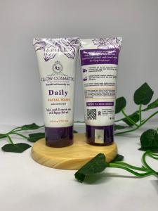 FACIAL WASH RCB GLOW COSMETIC BPOM KEMASAN BARU ( TUTUP UNGU TERONG )