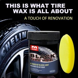 150g Tire Shine & Retread Wax - Durable Anti-Aging Gloss Enhancer for Car Tires Blackening Care Agent