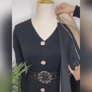 Khăn Lụa Vuông Khăn Turban Kẻ Sọc - Chất Liệu Chiffon - 70x70cm - Mã KL009