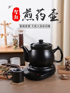 3L- 5L Automatic electric Chinese medicine pot full ceramic medic