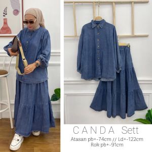 SETELAN MODE CANDA SET ROK TERBARU BY YSJ