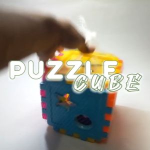 Mainan Edukasi Anak Puzzle Cube Bentuk Balok atau Kubus Mainan Balita Bayi Sortir Bentuk