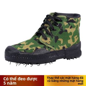 JIFANPAUL | Giày Boot Nam Cao Cổ Đế Cao Su Chống Trượt Bền