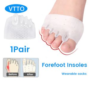 VTTO 1Pair Silicone Bunion Corrector Toe Separator Bunions Toe Corrector Valgus For Toe Haluksy Finger Separator Hallux Valgus Corrector