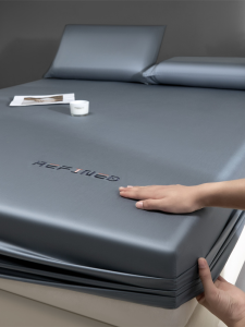 DREAM HOME | Cotton Long Staple Embroidered Mattress Protector 4 Seasons