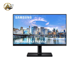 Samsung Professional Monitor with cityscape display black stand thin bezel. LED monitor - 24 1920 x 1080 Full HD 1080p 75 Hz IPS Used
