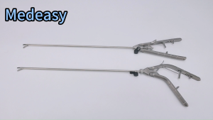 5mm Reusable two types Titanium  Needle Holder Forceps Laparoscopic Instrument