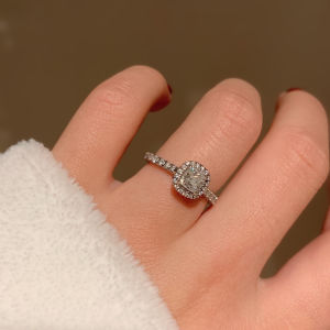 Nhẫn Cưới Giả Cho Cặp Đôi Nam Nữ Nhẫn Giả Kim Cương Cho Lễ Cưới Tại Hiện Trường Trang Sức Thời Trang Hợp Kim Mới Về