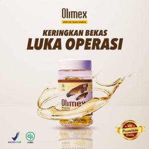 Kapsul Olimex Minyak Ikan Gabus Obat Luka Sesar Pasca Operasi Paling Ampuh