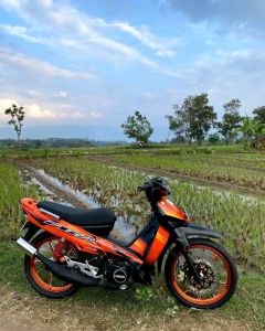 knalpot fiz r force one standar racing TAMENG model AHM suara super garing