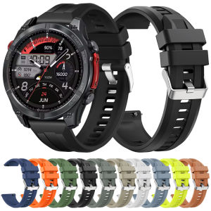 22mm Sports Silicone Strap for Zeblaze Stratos 4 3 2/Vibe 7/Lite/Btalk/GTS 3 Plus/Ares 3 Pro/Mi Watch 2 Pro S4 S1 Band Bracelet