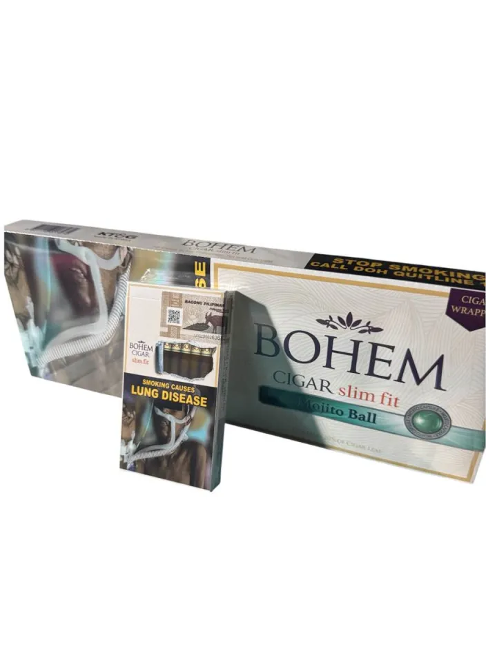 BOHEM Cigar Slim w/ Mojito 1ream Cigarillos Cigars Mojito Beer - Lazada