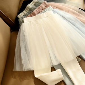 Pure Cotton Elastic Bottom Pants for Girls Spring Autumn Style Kids Clothing Set Casual mid Waist Long Pants Breathable