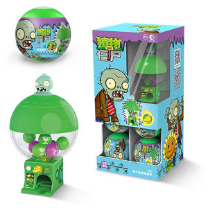 Genuine Plants VS. Zombies Mini Building Block Capsule Machine Scoring Game Kids Toys Anime figures Kids Christmas Birthday Gift