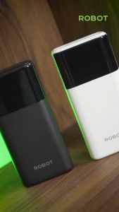 VR~ROBOT Smart Powerbank Fast Charging 20000mAh RT22S 15W 3 Port Output LED Original - Garansi 1 Tahun