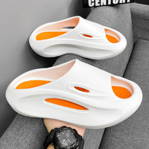 Sports Slippers Mens Summer Trendy Brand Outdoor Wear 4647 Large Size Thick Bottom Heightening Slip-Resistant Mens Outdoor