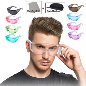 Color Safety Glasses Anti-Splash Impact-Resistant PC Lens Work Safety Goggles For Water Festival Lab Kids/Adult Eyes Protection