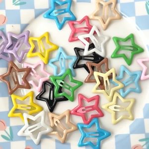 BF-C1271 Jepit Rambut Bentuk Bintang Wanita Warna Warni Lucu / Star Hair Clip Jepitan Anak Perempuan