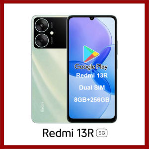 Redmi | Redmi 13R 5G Smartphone 50MP Main Camera 1080P 30fps Recording 8GB+256GB Storage 5000mAh Battery Size 168.05x77.91x8.19mm