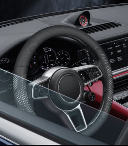 Car Ultrathin Steering Wheel Cover Leather Ultra-Thin Anti Slip And Sweat Absorbing For Haval H6 H2 H2s M1 M5 H5 H9 H7 H6S H6 Phve Jolion Sport 2023 2024 2025 ﻿Car Universal Steering Wheel Cover High-Quality