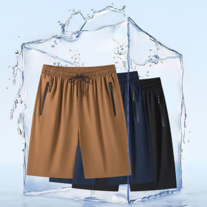 ฟ้าร้องกางเกงวิ่งออกกำลังกายสบายๆเข้ารูประบายอากาศได้ดีเนื้อนุ่มกางเกงกีฬาขาสั้นสำหรับผู้ชายมีกระเป๋ามีซิป