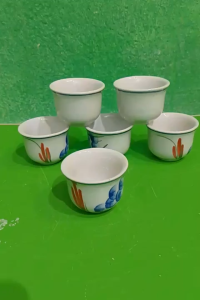 Set 6 chung cảnh uống trà loại trung C4*R5cm