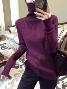 High-necked Cashmere Knit Top Fashion New Design