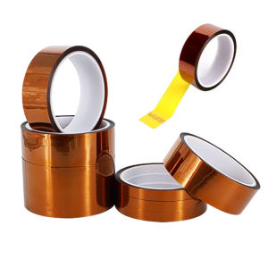 33M/Roll High Temperature Heat BGA Tape 5~30mm Polyimide Gold Film Adhesive Insulated Tape for 3D Printing Board Protect