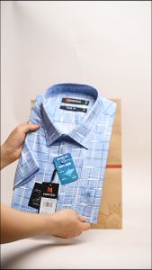 Áo sơ mi tay ngắn Khatoco