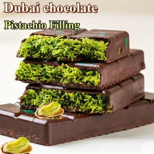 100% Asli✅Internet-famous Dubai chocolate/ Pistachio Kunafa Chocolate 网红迪拜巧克力