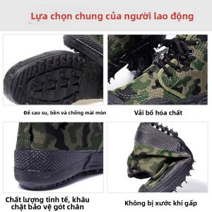 JIFANPAUL | Giày Boot Nam Cao Cổ Đế Cao Su Chống Trượt Bền