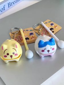 Bandai | Đồ Trang Trí Cá Gỗ Chiikawa Chủ Đề Anime Đồ Trang Trí Bàn Làm Việc Giảm Stress Nhạc Cụ Hài Hước Quà Tặng Cặp Đôi Ngày Lễ Dành Cho Người Hâm Mộ