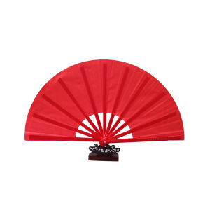 XIAOYAOJIN | Quạt Múa Đôi Mặt Đỏ Tai Chi Kung Fu 8 Inch