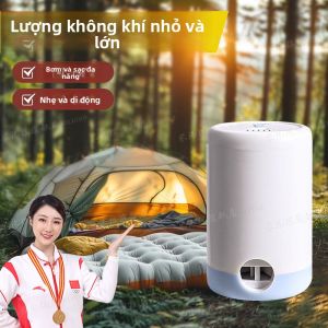 MONLEYTA | Bơm khí điện không dây ngoài trời cho lều bơm hơi giường lò xo bơm hơi vòng bơi lội rút hai chiều bơm hơi ống chuyển đổi