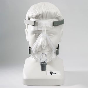 BMC FM2 Full Face Mask For CPAP Bipap Machine COPD Snoring Sleep Therapy Size SML Include Headband Compatible Suitable 22mm Hose