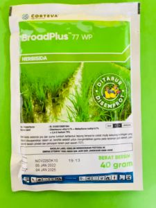 Herbisida Padi BROADPLUS 77 WP isi 40 gr dari Corteva. terbaikk!!