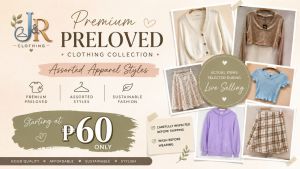 Premium Preloved Clothing Collection Assorted Apparel Styles Sustainable Fashion Starting at ₱60 Only | womens apparel