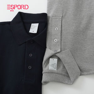 220G Pure Cotton Polo Shirt Men T-Shirt Short Sleeve Lapel Loose Pure Color Middle-Aged Pearl Cotton Summer Polo Shirt