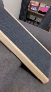 Pet Ramp Stair Dog Gym Solid Wood Slippery Cats Use the Ladder Folding Bed Small Dogs