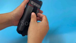 Soonpos 6G+64GB Android 13 Handheld PDA Scanner with 2D Mobile Data Collector Terminal Hot-swappable Rugged PDA Device 4G Network NFC Google GMS 5200mah Battery