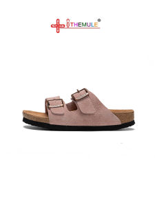 THEMULE | Genuine Leather Cork Summer Thick Sole Sandals