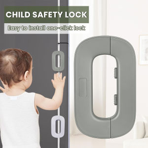 ZEO Multipurpose Refrigerator Door Lock Child Safety Refrigerator Lock Baby Anti-Pinch Cabinet Lock