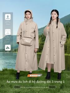 Long Adult Raincoat Electric Bike Delivery Rider Full Body Waterproof Rain Suit Mens Style for Cycling And Riding in the Rain