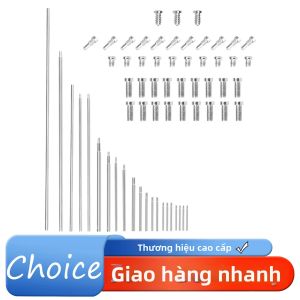 IRIN | IRIN 63 Chiếc Bộ Dụng Cụ Sửa Chữa Oboe Bạc Ren Trục Thanh Woodwind Nhạc Cụ Bảo Trì Bộ Phận Vít Bộ Để Thay Thế Oboe