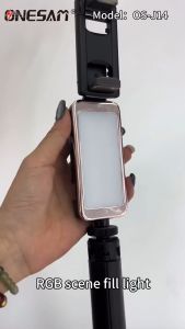 ONESAM OS J14 RGB SCENE LIGHTS TRIPOD & SELFIE STICK HSL COLOR MODE 20 SCENE EFFECT MODES