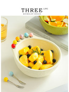 THREE LIFE | Aesthetic Creative Ceramic Fruit Dish