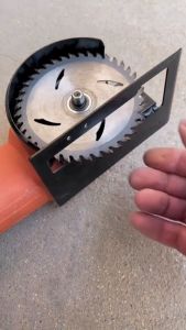 Dudukan Gerinda Tangan Jadi Circular Saw Adaptor Grinda Breket Potong Kayu Holder Bonus 1 Mata Gurinda