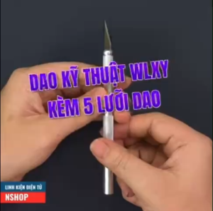 Dao khắc  trổ kỹ thuật thủ công handmake kèm 5 lưỡi dao