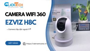 Camera không dây EZVIZ H8C Full HD 3.0MP Camera lắp đặt ngoài trời có màu ban đêm hàng chính hãng BH 2 năm 1 đổi 1 mới trong 30 ngày